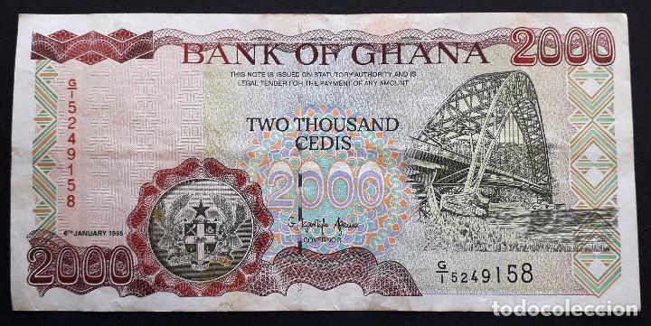 Billetes extranjeros: GHANA BILLETE DE 2000 CEDIS DE 1995 - Foto 1