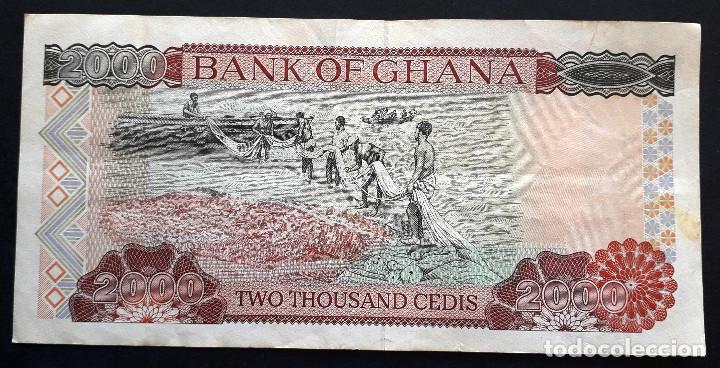 Billetes extranjeros: GHANA BILLETE DE 2000 CEDIS DE 1995 - Foto 2