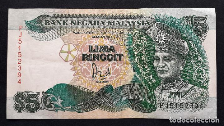Billetes extranjeros: MALASIA BILLETE DE 5 RINGGIT DE 1989 P-28b - Foto 1