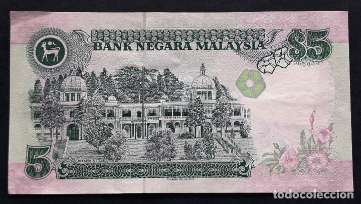 Billetes extranjeros: MALASIA BILLETE DE 5 RINGGIT DE 1989 P-28b - Foto 2