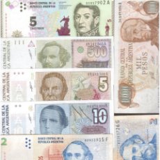 Billetes extranjeros: BILLETE DE AMERICA ARGENTINA 8 BILLETES DIFERENTES