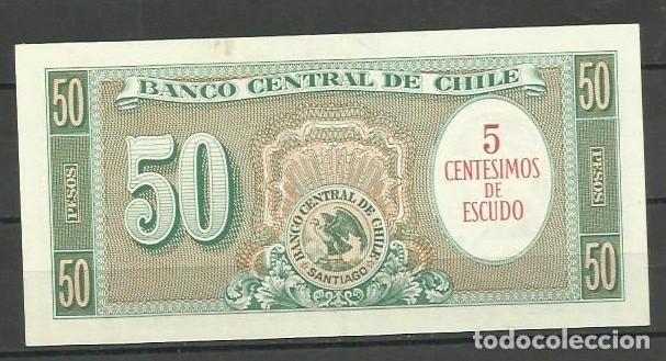Billetes extranjeros: CHILE - BILLETE DE 50 ESCUDOS SIN CIRCULAR - Foto 2