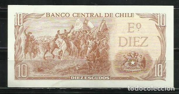 Billetes extranjeros: CHILE - BILLETE DE 10 ESCUDOS SIN CIRCULAR - Foto 2