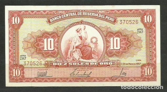 Billetes extranjeros: PERU - BILLETE DE 10 SOLES - SIN CIRCULAR - Foto 1