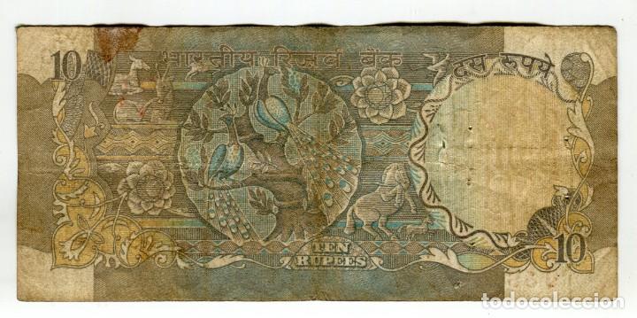 Billetes extranjeros: INDIA 10 RUPIAS - Foto 2