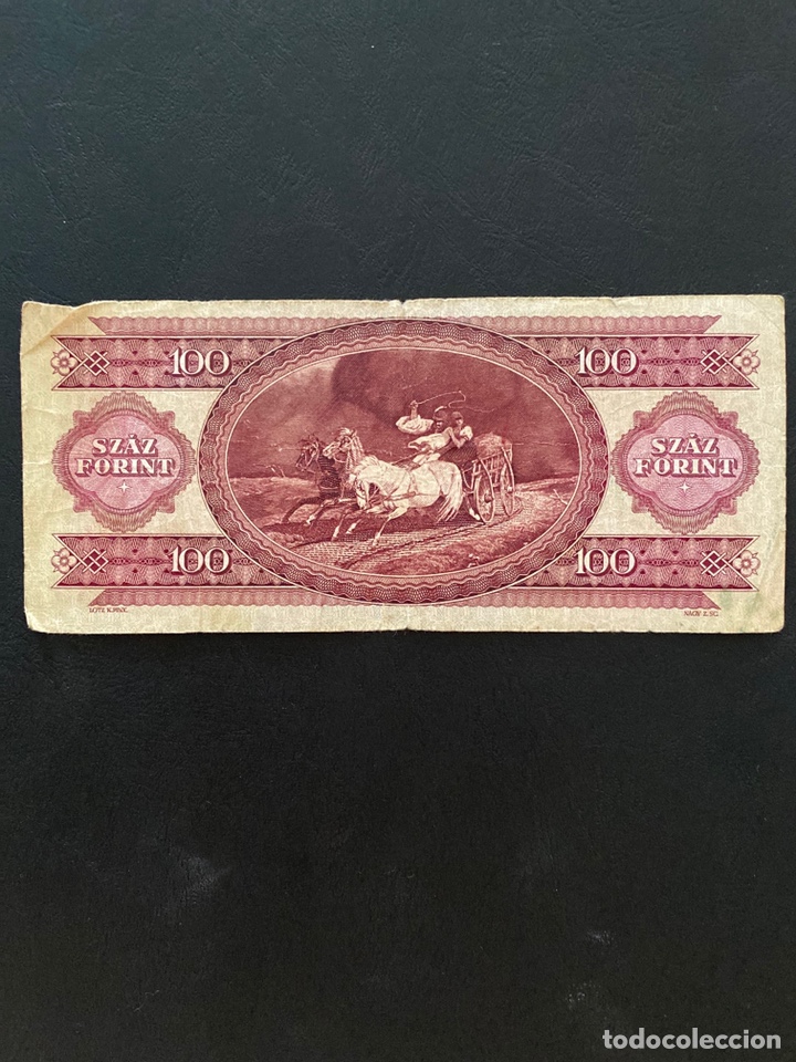 Billetes extranjeros: 100 Florines.Hungria - Foto 2