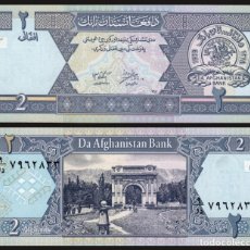 Billetes extranjeros: AFGHANISTAN - 2 AFGHANIS DE 2002 - SIN CIRCULAR. Lote 364020031