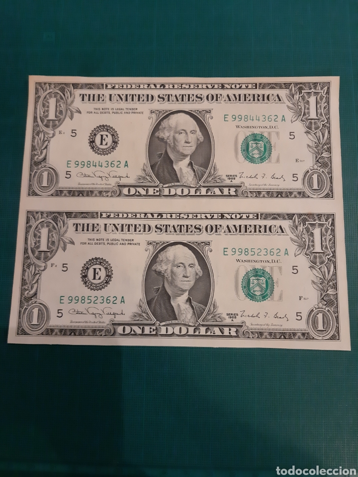 1 Dollar 1988 - E, 1988 Issue - 1 Dollar - United States of