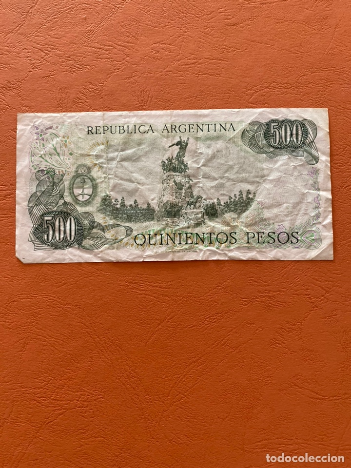 Billetes extranjeros: 500 pesos.Argentina - Foto 2