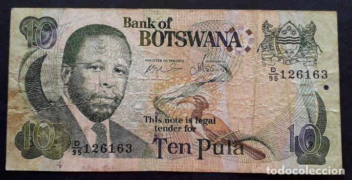 Billetes extranjeros: BOTSWANA BILLETE DE 10 PULA - Foto 1