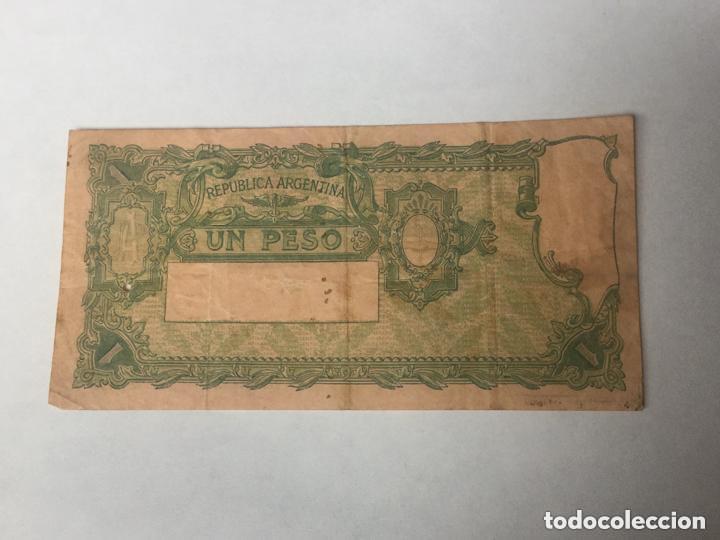 Billetes extranjeros: ARGENTINA - 1 PESO - 1897 - SERIE B - Foto 2