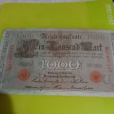 Billetes extranjeros: 1910 ALEMANIA BERLÍN 1000 MART SELLO ROJO 5789724 N NUMISMÁTICA COLISEVM. Lote 220442730