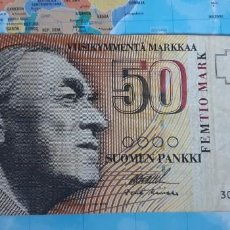 Billetes extranjeros: FINLANDIA 50 MARCOS 1986 P118A VF. Lote 220930528