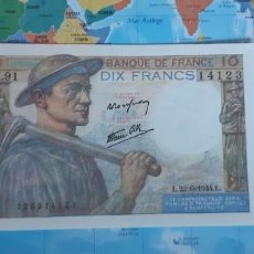 Billetes extranjeros: FRANCIA 10 FRANCS FRANCOS 1944 P99C UNC SC. Lote 220937718