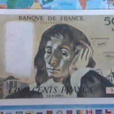 Billetes extranjeros: FRANCIA 500 FRANCS FRANCOS 1986 P156E UNC SC. Lote 221085351