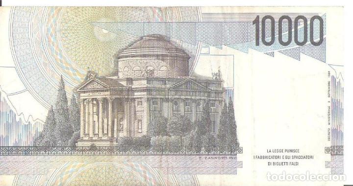 Billetes extranjeros: 10000 LIRAS ITALIA - 1984 - Foto 2