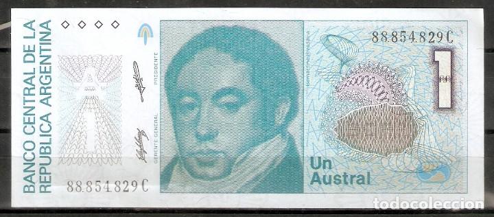 Billetes extranjeros: ARGENTINA. 1 AUSTRAL - Foto 1