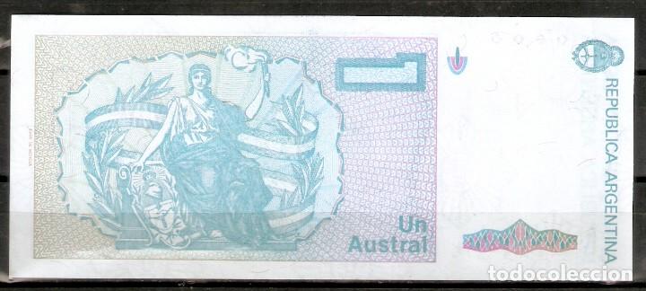 Billetes extranjeros: ARGENTINA. 1 AUSTRAL - Foto 2