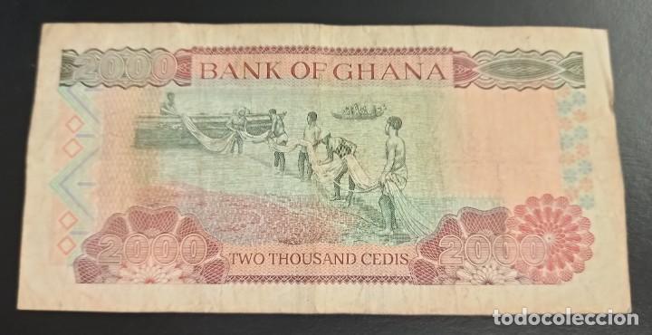 Billetes extranjeros: Ghana 2000 Cedis 1998 Pick 30c - Foto 2