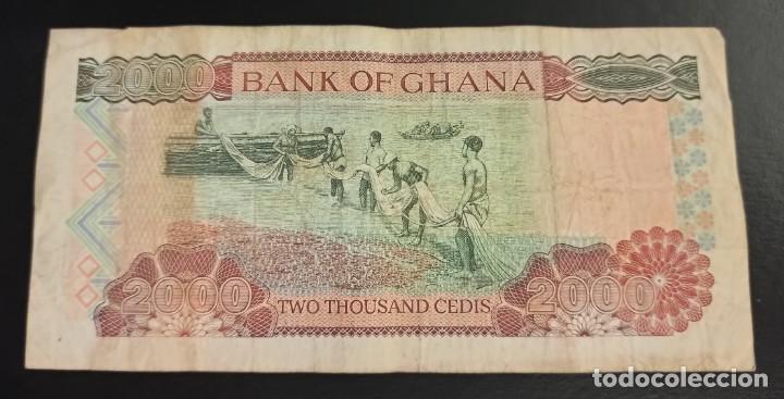Billetes extranjeros: Ghana 2000 Cedis 1998 Pick 30c - Foto 2