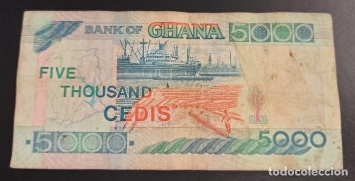 Billetes extranjeros: Ghana 5000 Cedis 1996 Pick 34a - Foto 2