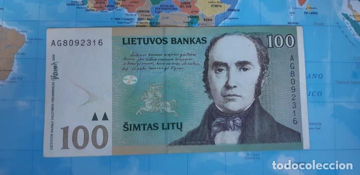 Billetes extranjeros: LITUANIA 100 LITU 2000 p62 XF - Foto 1