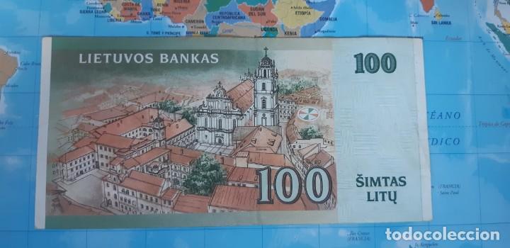 Billetes extranjeros: LITUANIA 100 LITU 2000 p62 XF - Foto 2