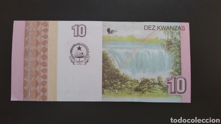 Billetes extranjeros: BILLETE - ANGOLA 10 KWANZAS 2012 (SC) - Foto 2