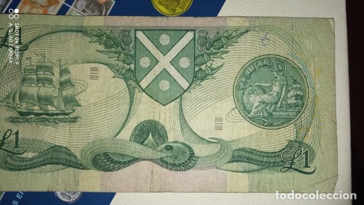 Billetes extranjeros: Billete 1 libra Escocia 1974 - Foto 1