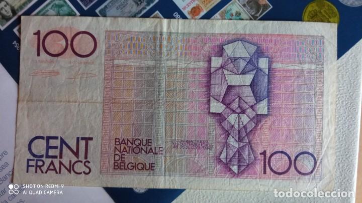 Billetes extranjeros: Billete 100 francos belgas - Foto 1