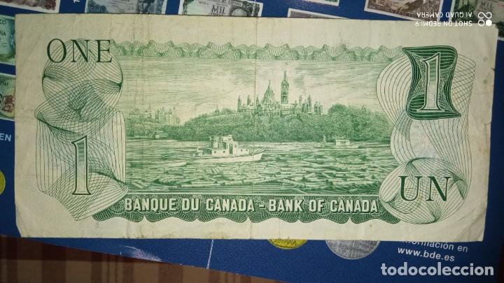 Billetes extranjeros: Billete 1 d&oacute;lar Canad&aacute; 1973 - Foto 1