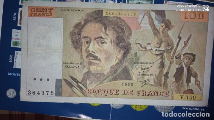 Billetes extranjeros: Billete 100 francos franceses 1985 - Foto 1