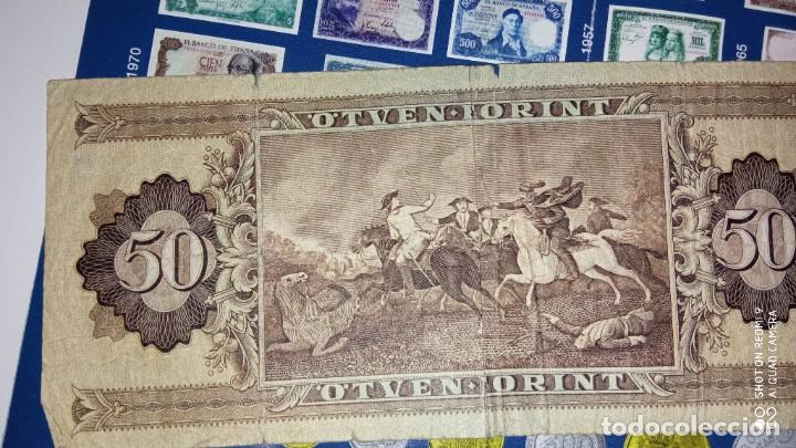 Billetes extranjeros: Billete 50 Forint Hungr&iacute;a 1980 - Foto 2
