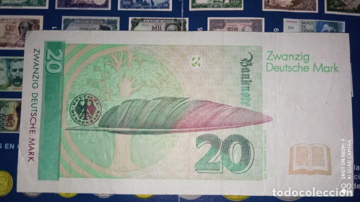 Billetes extranjeros: Billete 20 marcos 1991 - Foto 1