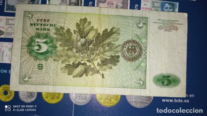 Billetes extranjeros: Billete 5 marcos 1970 - Foto 1