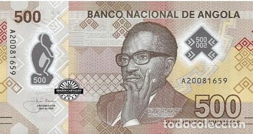 Billetes extranjeros: Angola 500 kwanzas 2020 - Foto 1