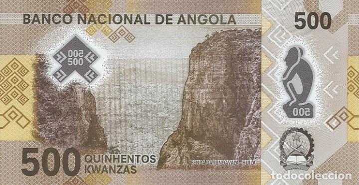 Billetes extranjeros: Angola 500 kwanzas 2020 - Foto 2