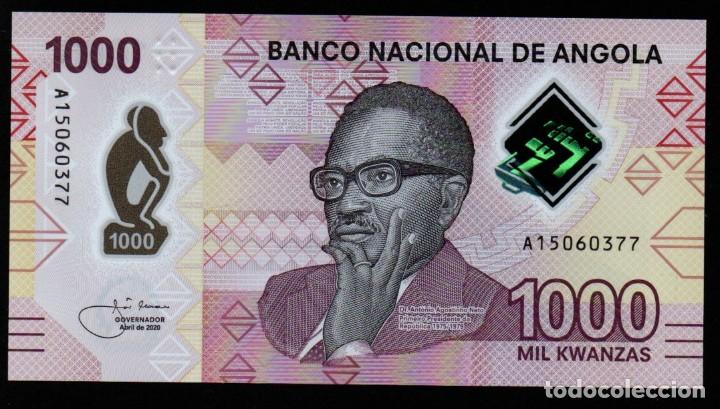 Billetes extranjeros: Angola 1000 kwanzas 2020 - Foto 1