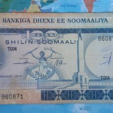 Billetes extranjeros: SOMALIA 100 SHILIN CHELINES 1978 P24A USADO VG+. Lote 206998933