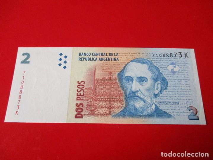 Billetes extranjeros: Argentina. billete de 2 pesos.1992 - Foto 1