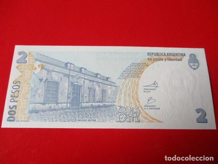 Billetes extranjeros: Argentina. billete de 2 pesos.1992 - Foto 2