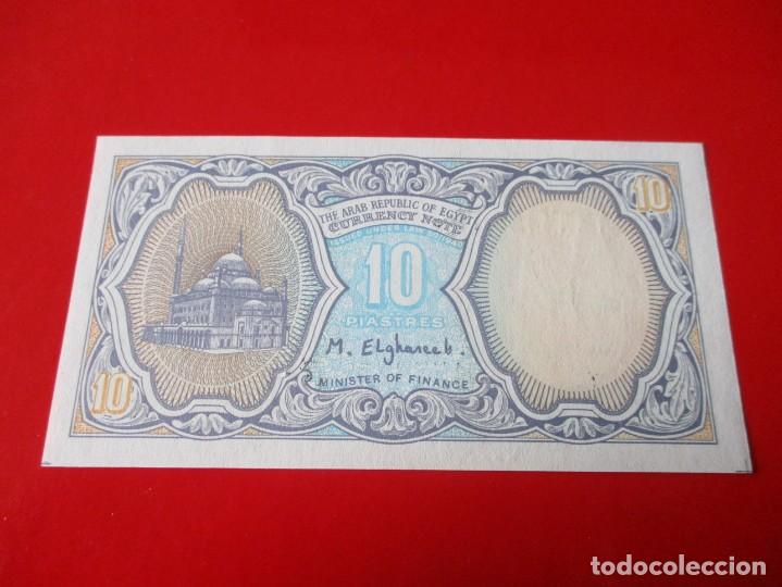 Billetes extranjeros: Egipto. billete de 10 piastras - Foto 2