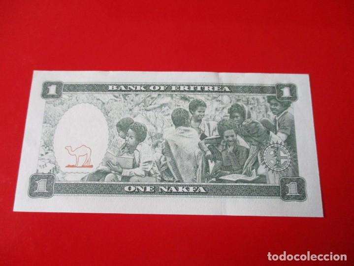 Billetes extranjeros: Eritrea. billete de 1 nakfa. 1997 - Foto 2