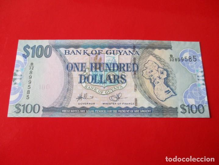 Billetes extranjeros: Guyana. billete de. 100 dolares. - Foto 1