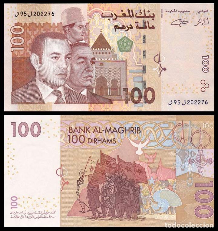 Marruecos 100 Dirhams Comprar Billetes Extranjeros Antiguos En