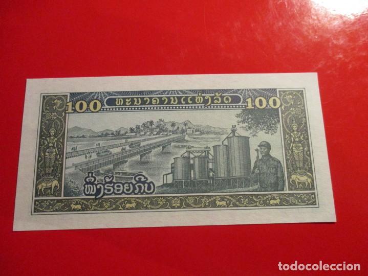 Billetes extranjeros: Laos. billete de 100 kip 1979 - Foto 2
