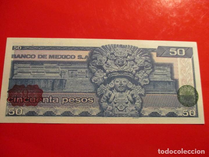 Billetes extranjeros: Mexico. billete de 50 pesos 1981 - Foto 2