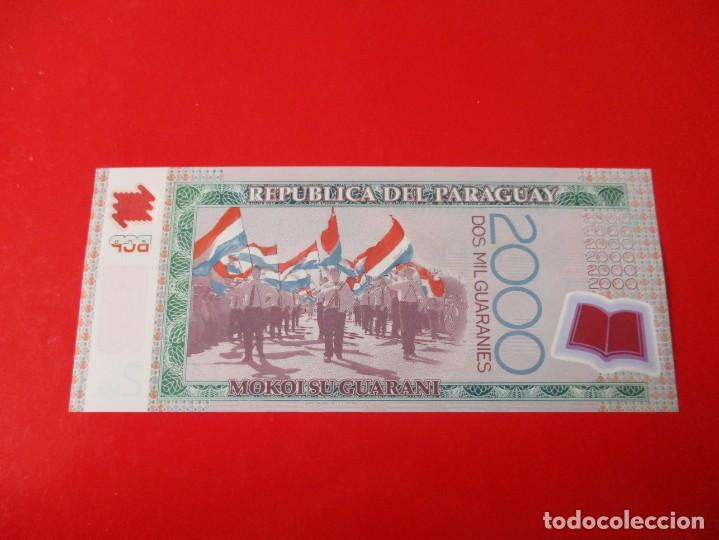 Billetes extranjeros: Paraguay. billete de 2000 guaranies. 2011 - Foto 2