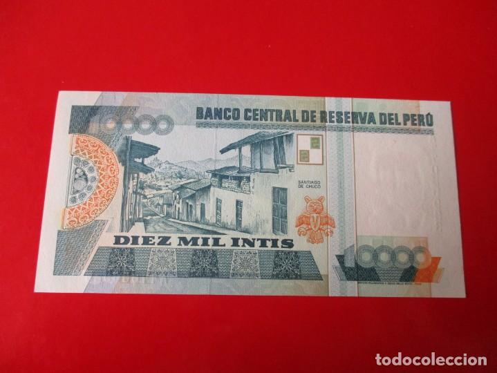 Billetes extranjeros: Peru. billete de 1000 intis. 1988 - Foto 2