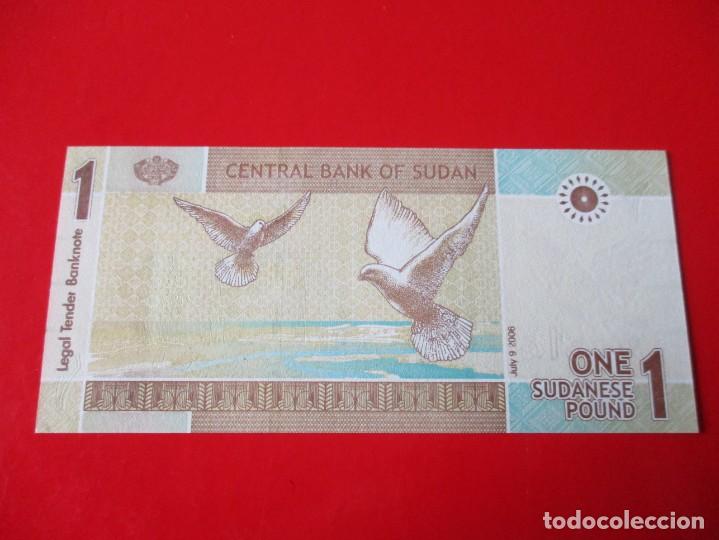 Billetes extranjeros: Sudan. billete de 1 libra 2006 - Foto 1